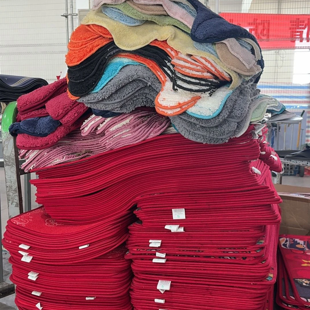 外贸尾货地垫毯吸水防滑工厂清仓孤品微瑕疵卡通可爱加厚脚地垫毯