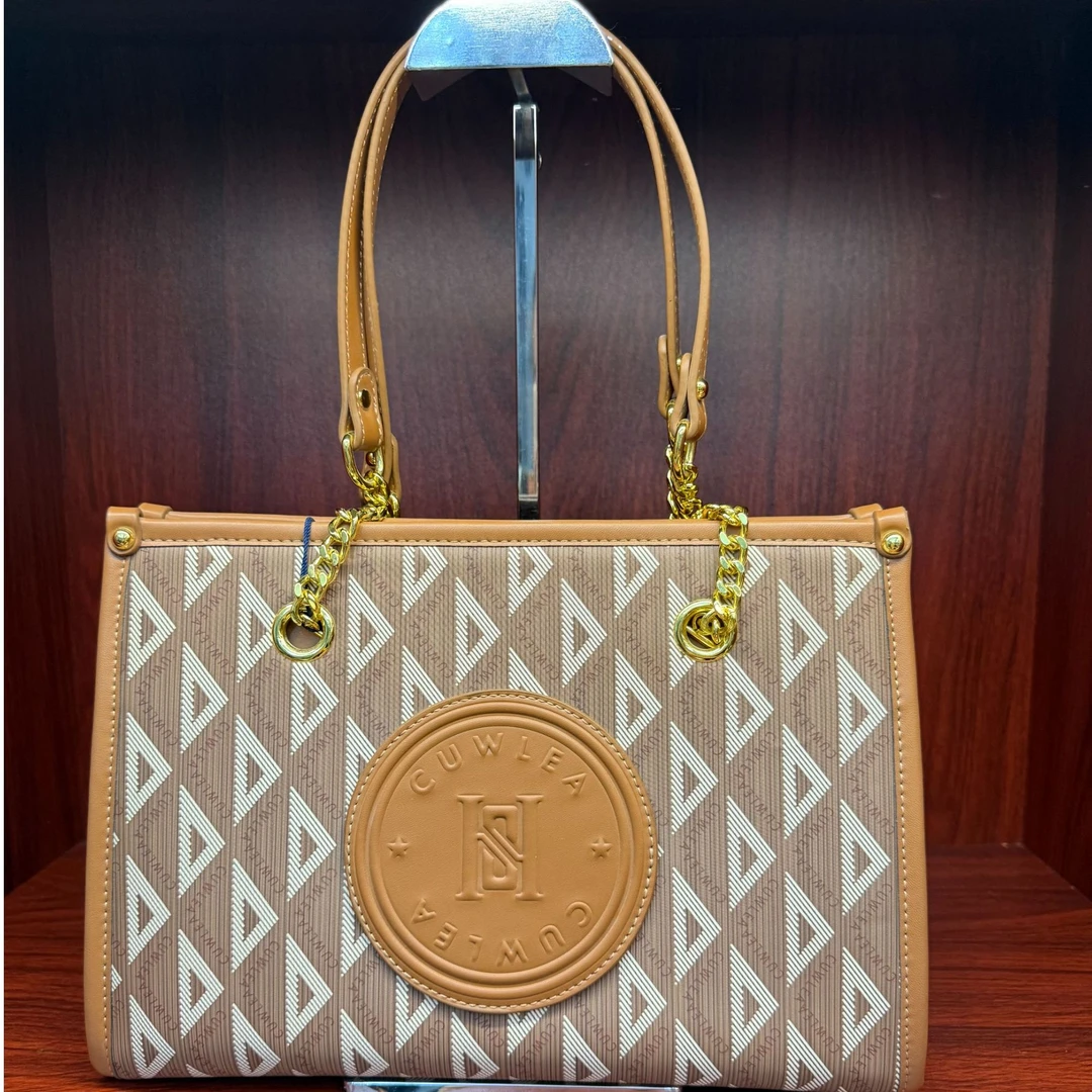 【悦悦专属】2025字母提花编织百搭肩包单根单肩包-014