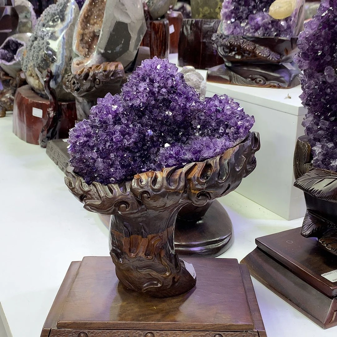 紫晶大型摆件（非配饰）未镶嵌