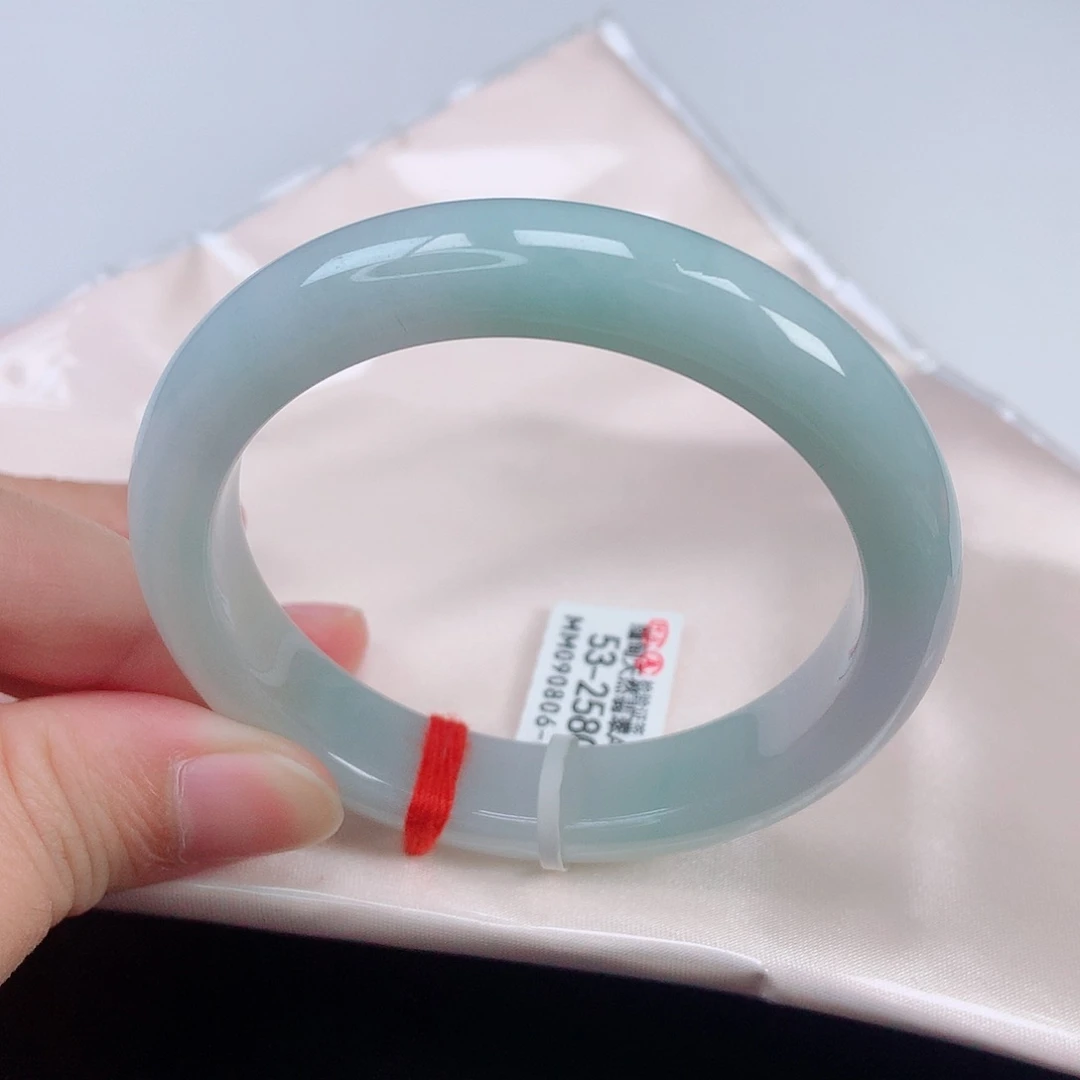 未镶嵌手镯翡翠53正圈