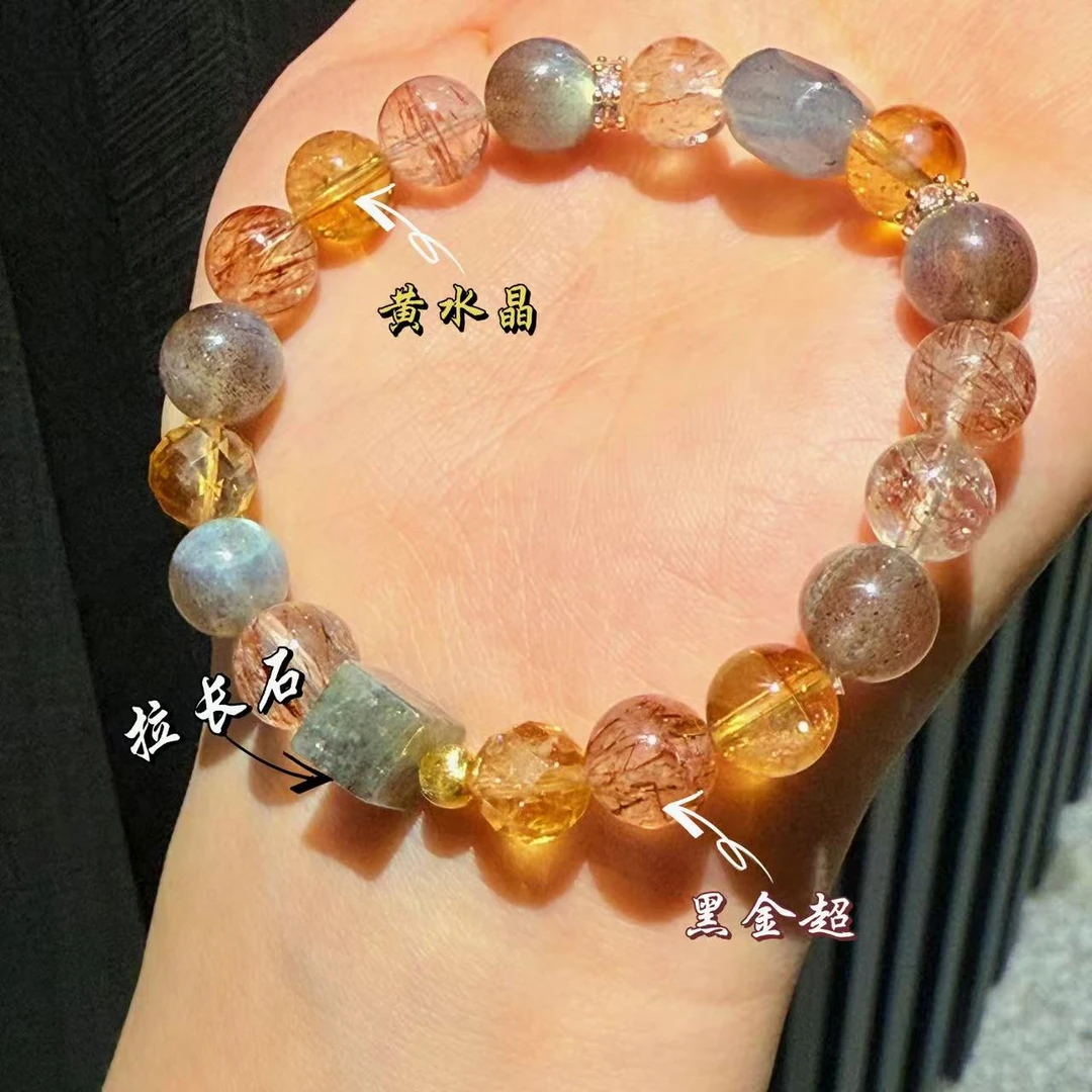 【十六珠宝】富瘦双全｜黄水晶9mm设计款LY362多样性发一