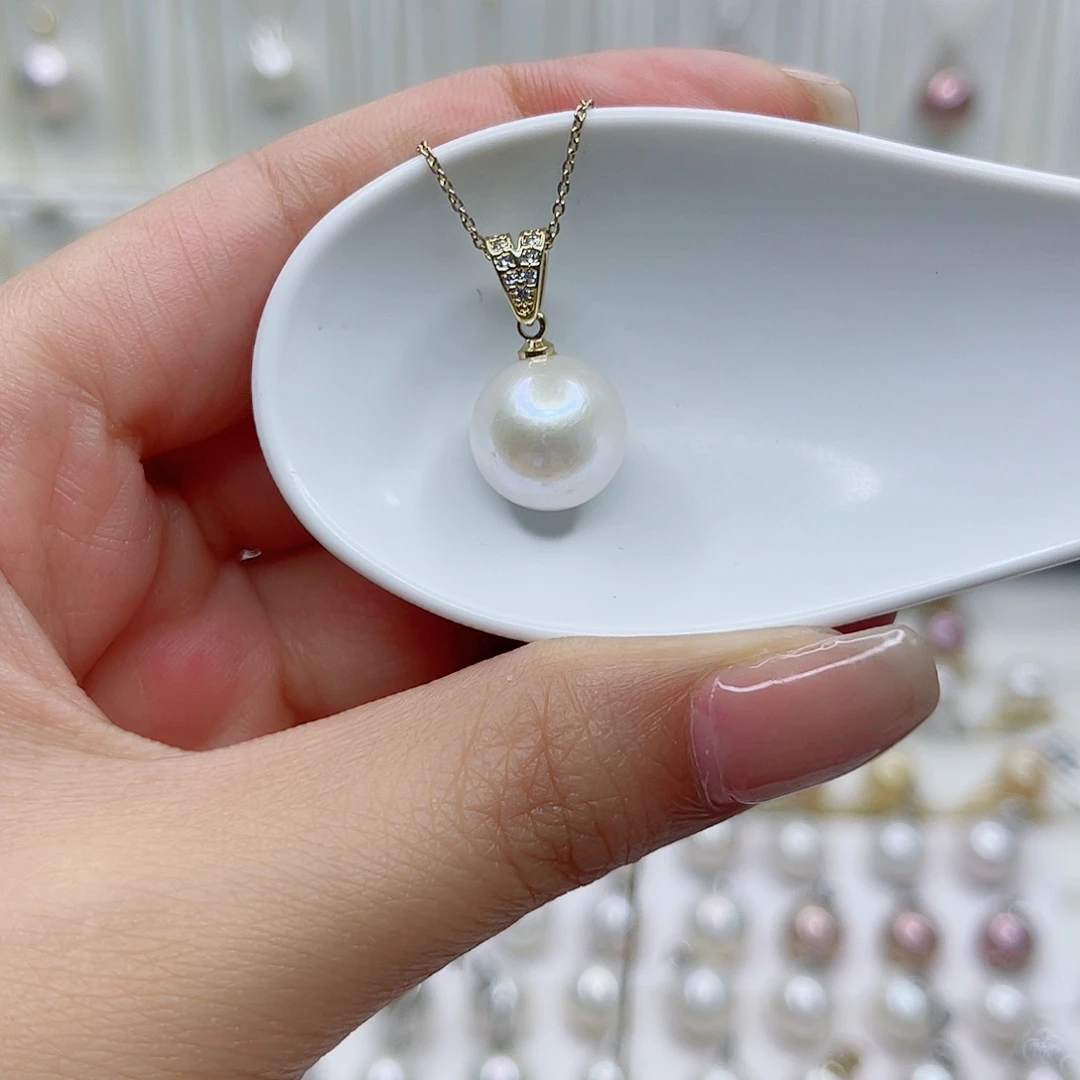 淡水珍珠未镶嵌吊坠(赠链)