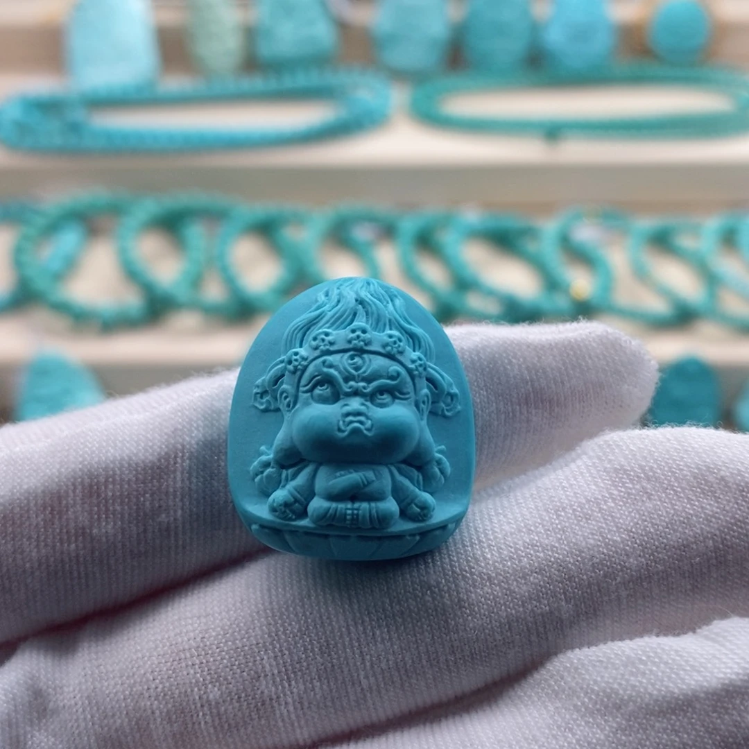 绿松石珠宝奇石未镶嵌