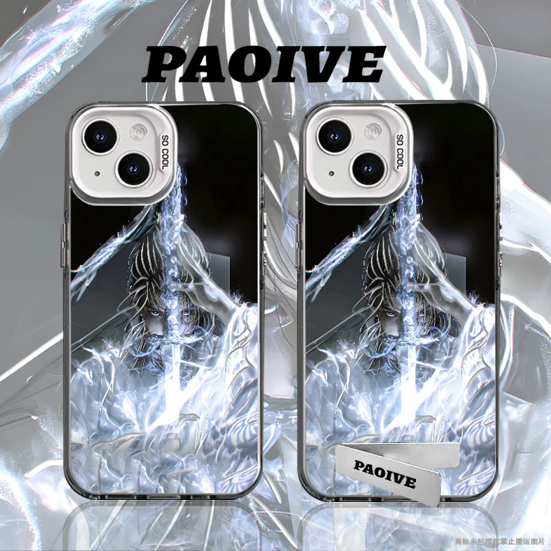 剑来适用于创意小众动漫苹果16华为一加oppo小米手机防摔壳Paoive