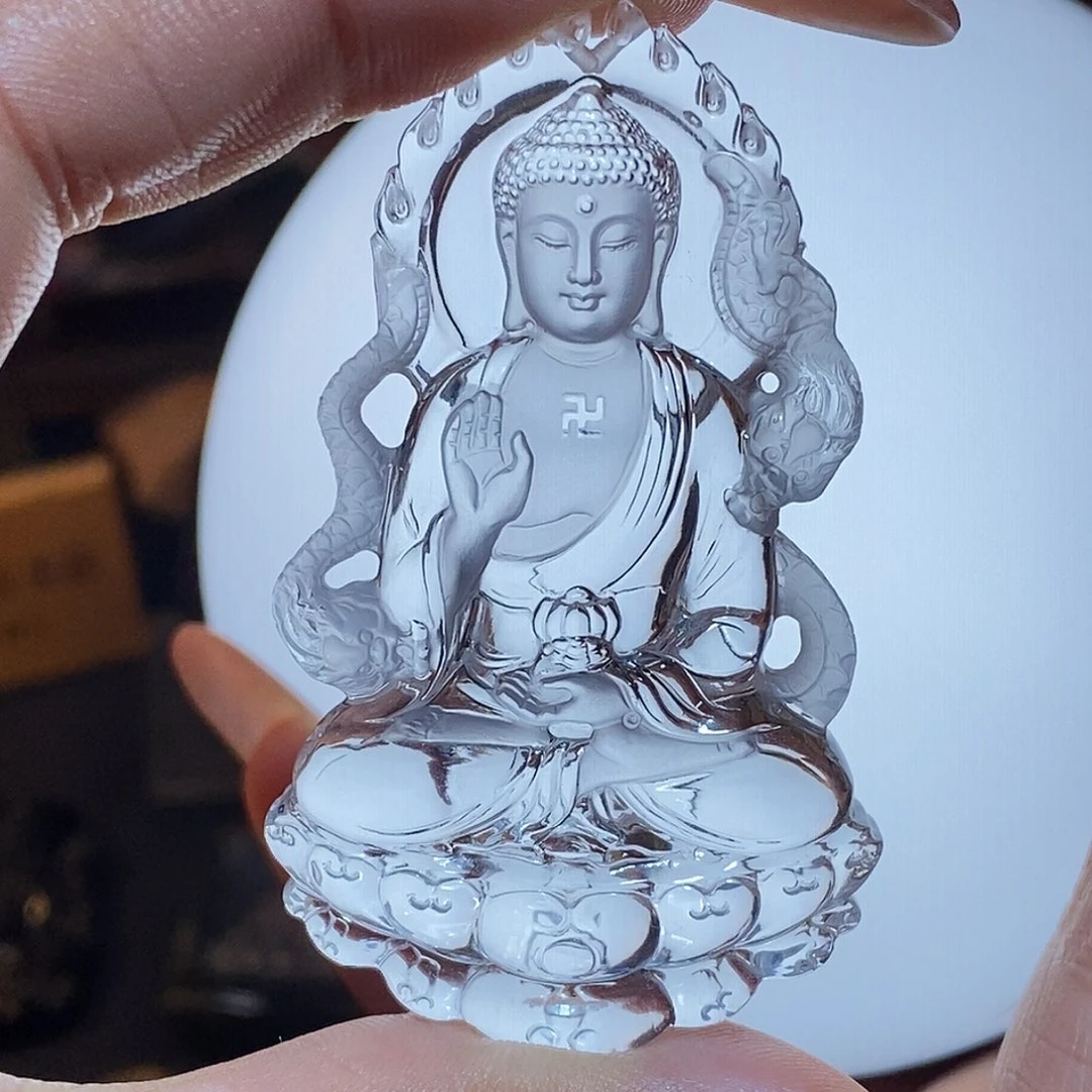 打***工水晶未镶嵌颈饰吊坠