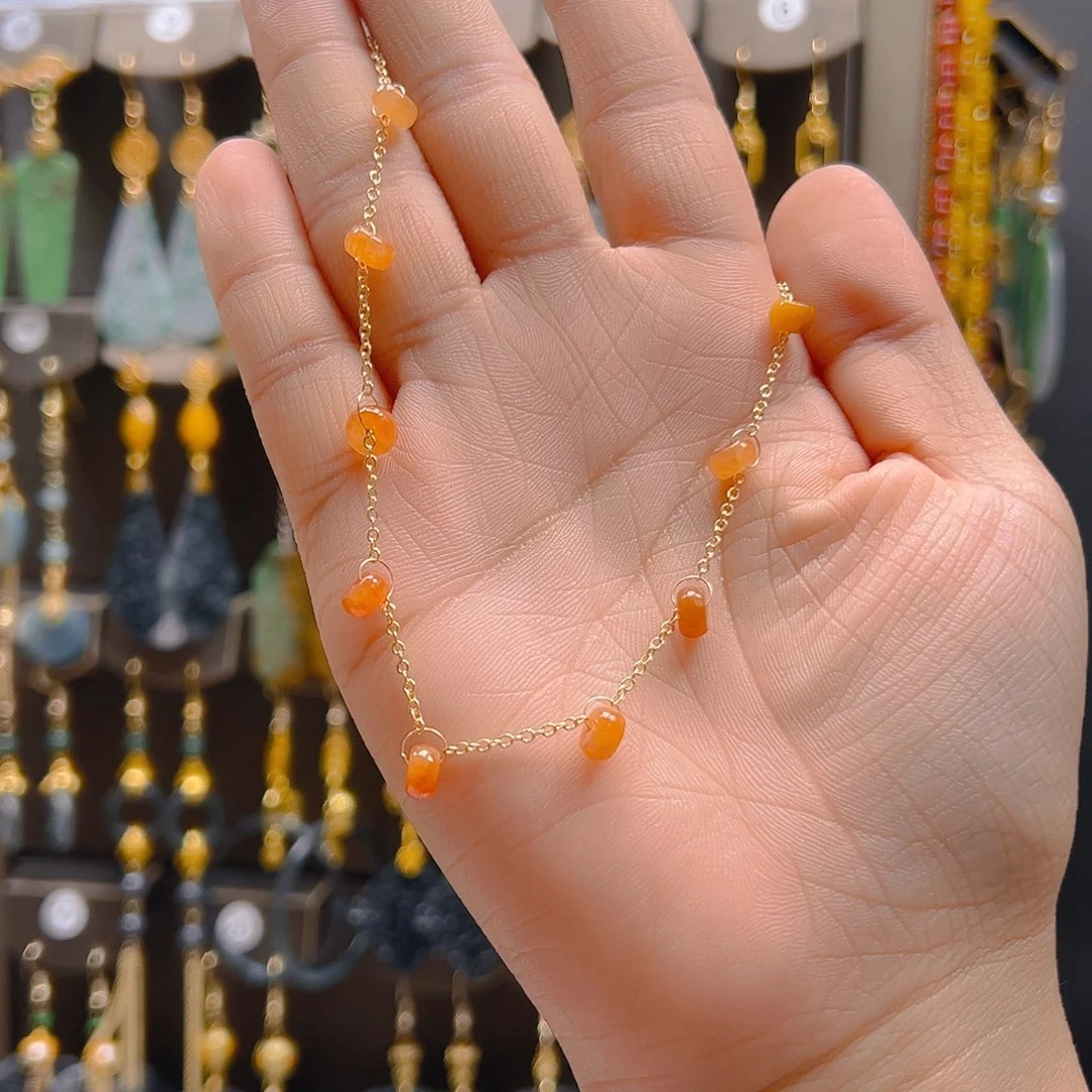 未镶嵌翡翠耳坠翡翠