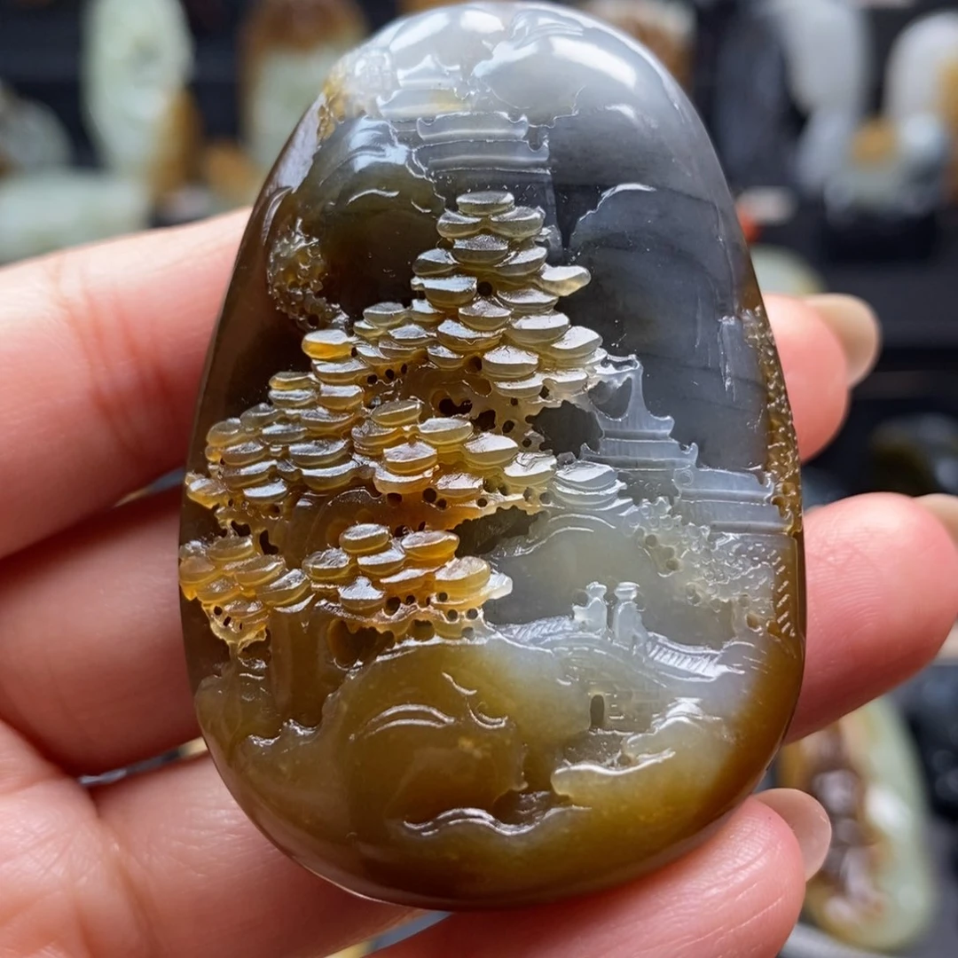 和田玉把件未镶嵌