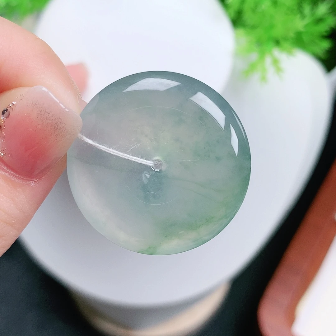 颈饰未镶嵌翡翠平安28.7-5.4