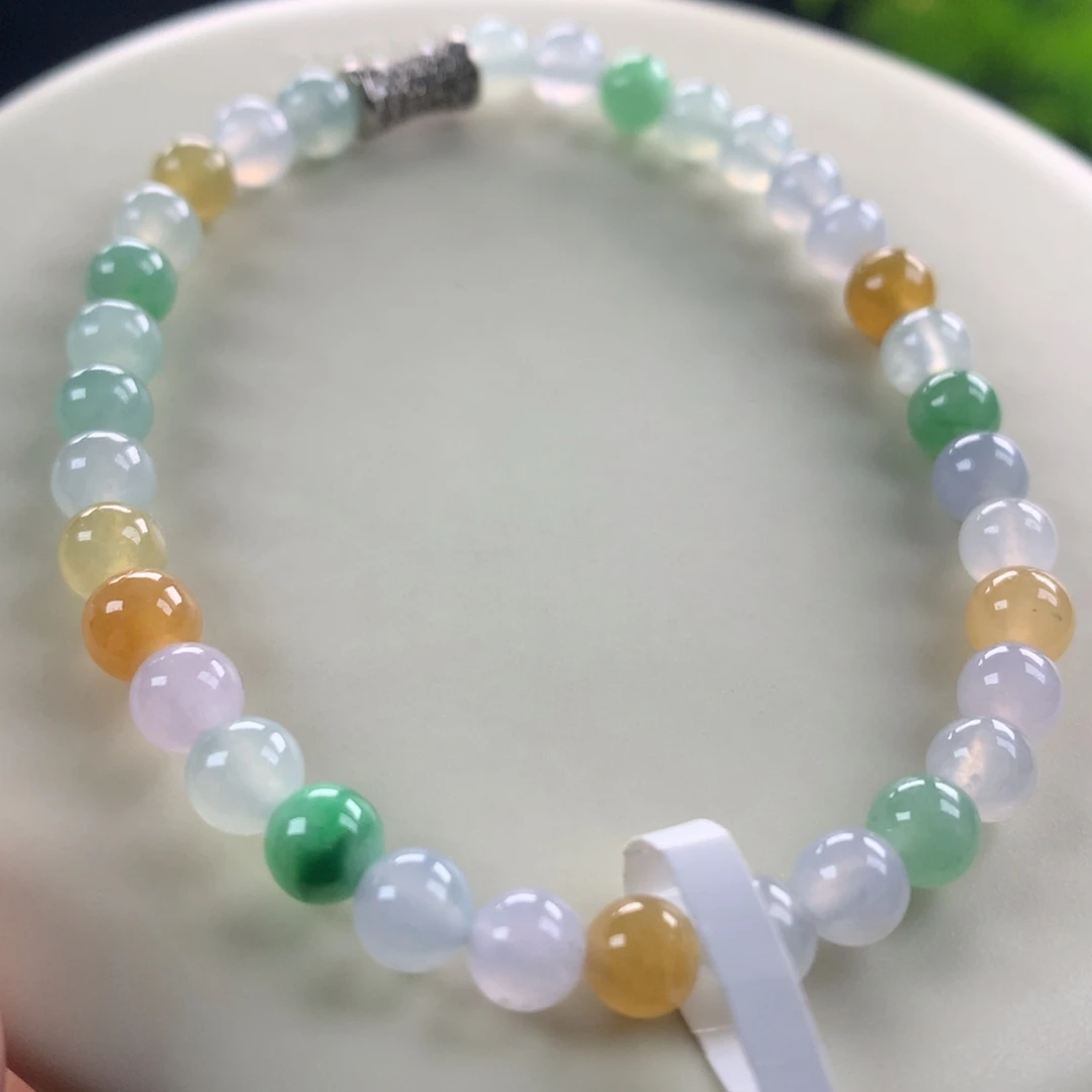 翡翠未镶嵌手链21号卡5