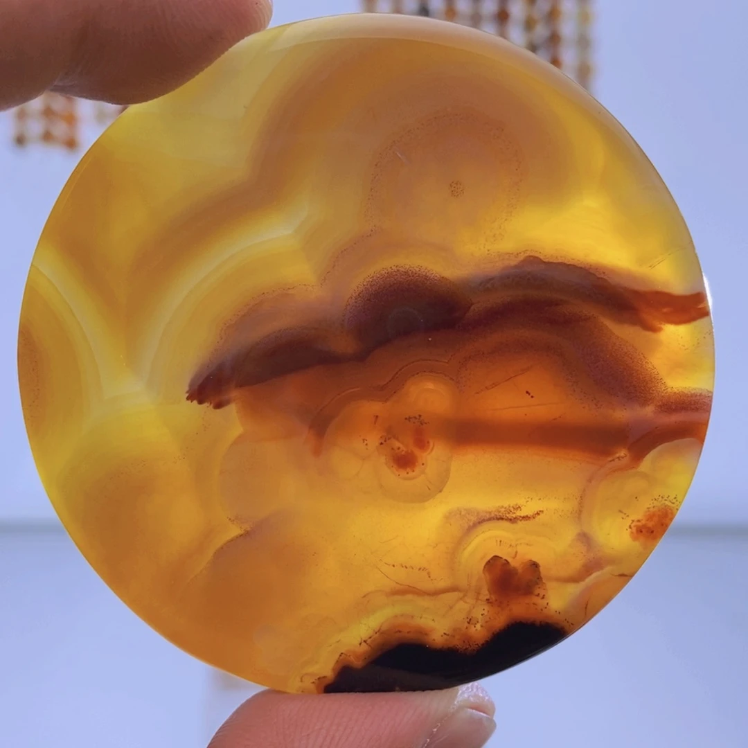 玛瑙/玉髓吊坠(不含链)未镶嵌恰*