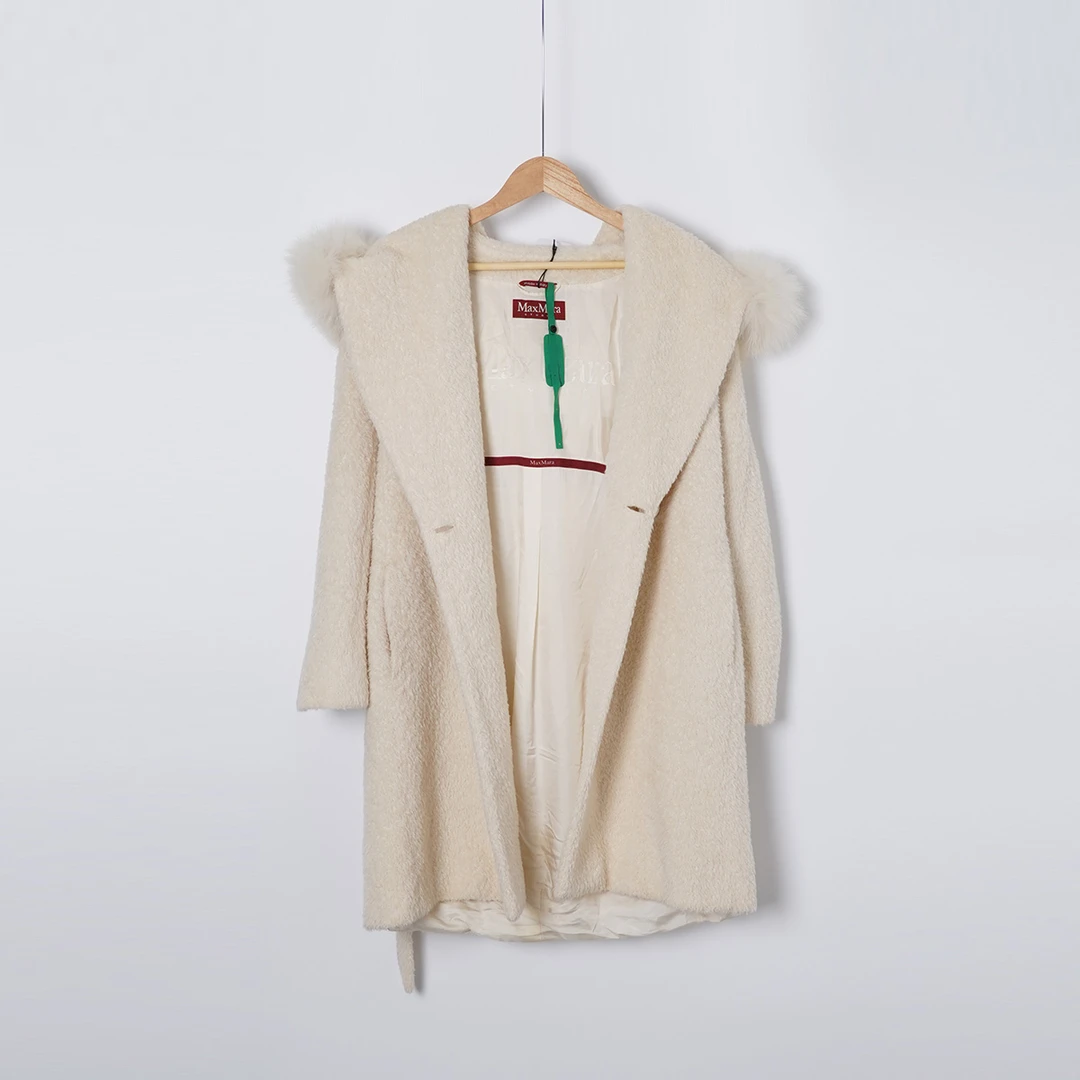 99新 MaxMara 羊驼毛/SC1941/Max冬季大衣毛呢时尚女装/38码外套