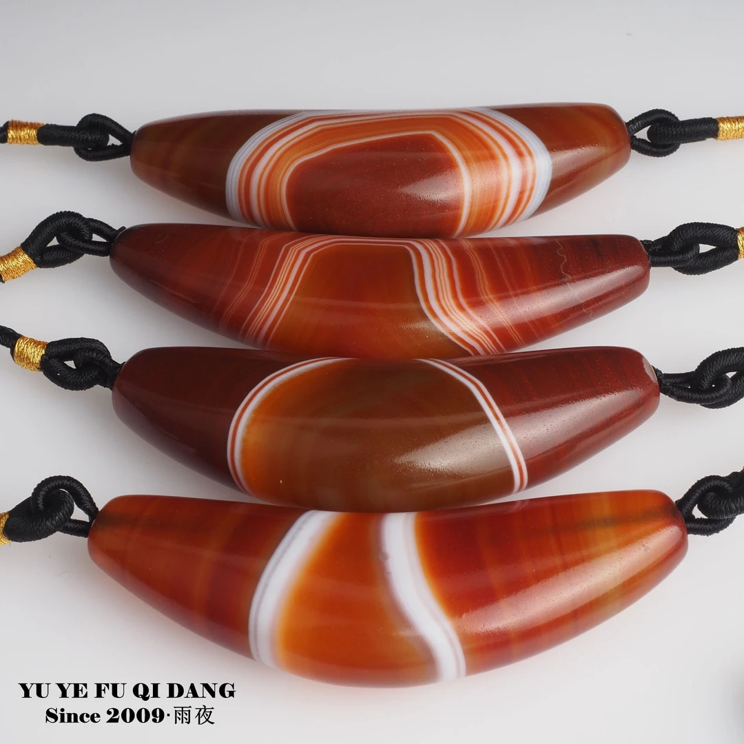 毕业天然牛角！私定纯手包浆天然原矿大尺寸一物一图缠丝玛瑙