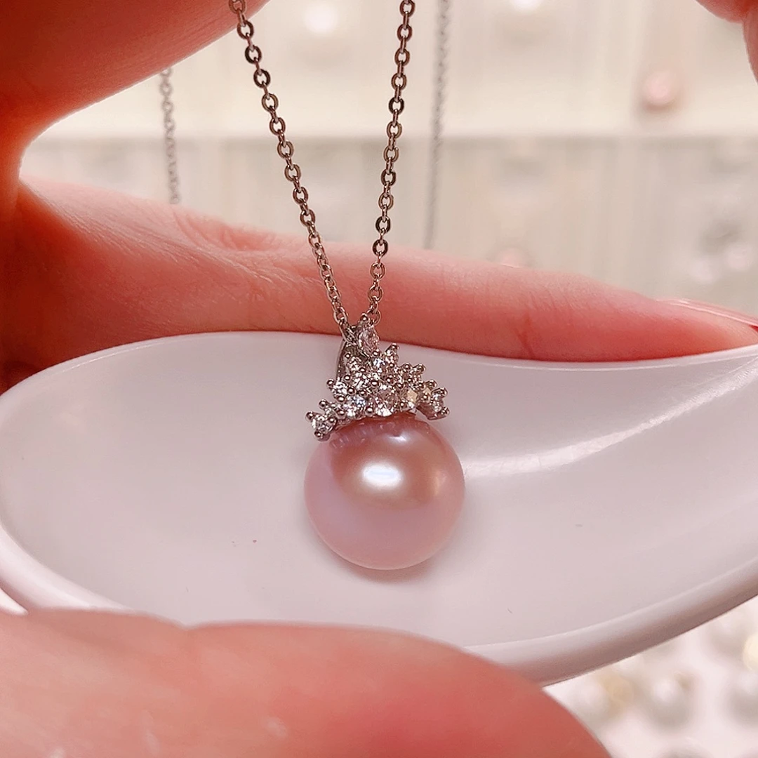 淡水珍珠吊坠(赠链)合金