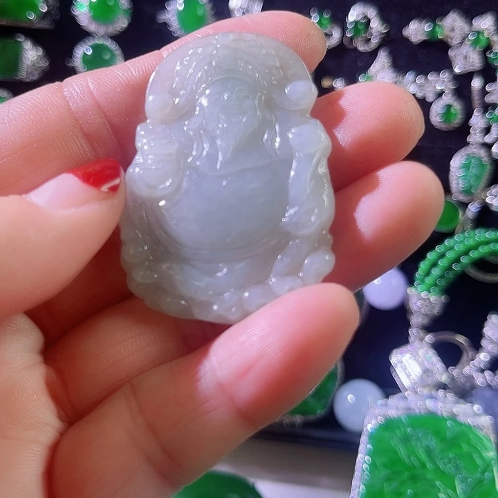 翡翠颈饰未镶嵌翡翠吊坠