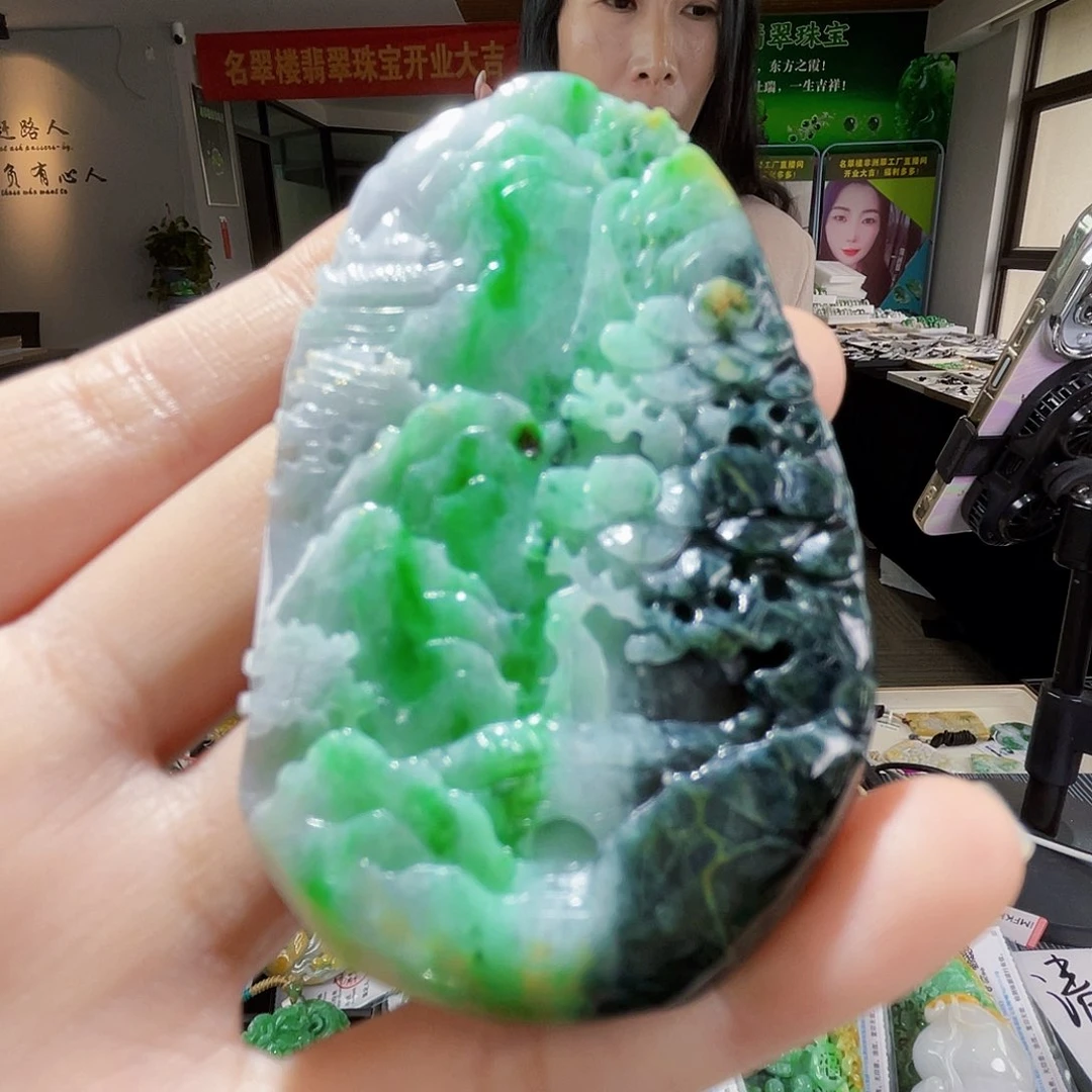 颈饰未镶嵌翡翠翡翠