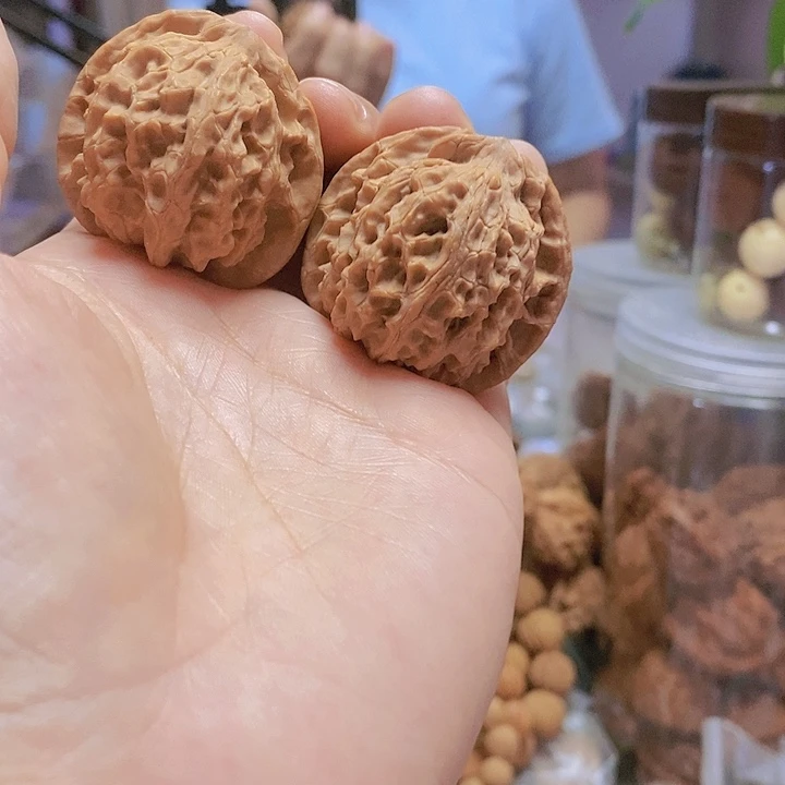 【闪购商品】文玩核桃把件38.5凤眼小众