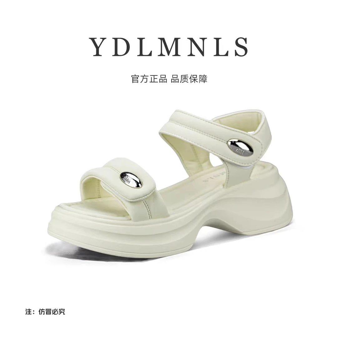 仙女网红厚底软底魔术贴沙滩鞋凉鞋52033