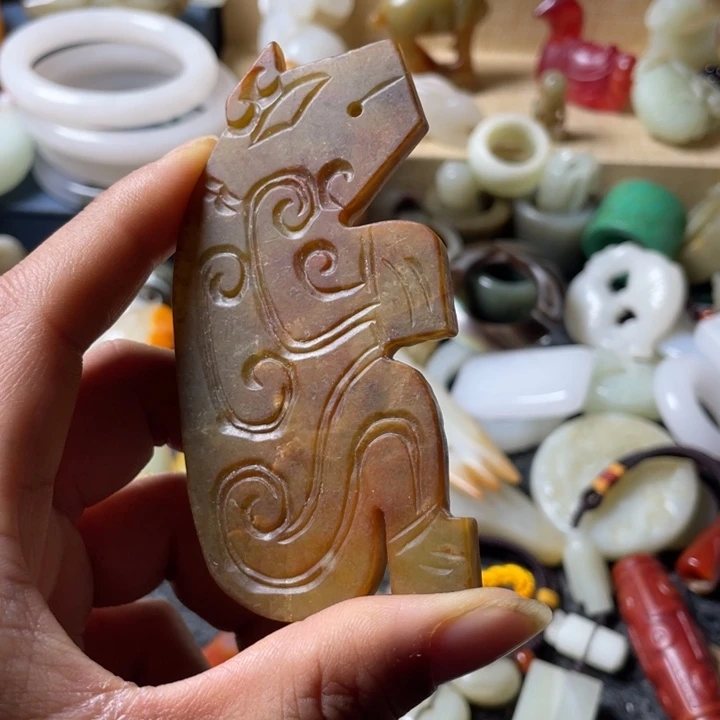 和田玉未镶嵌吊坠(不含链)