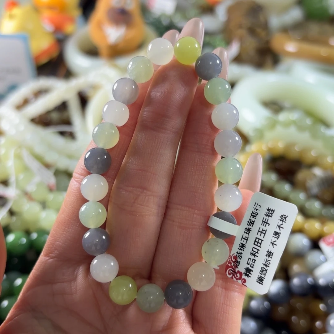 和田玉未镶嵌手串442