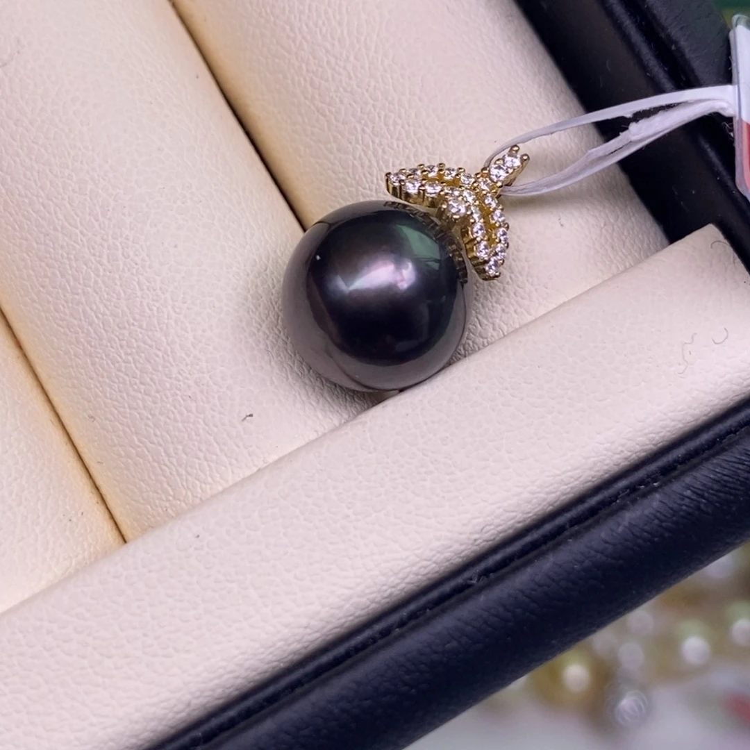 颈饰银S925镶嵌海水珍珠