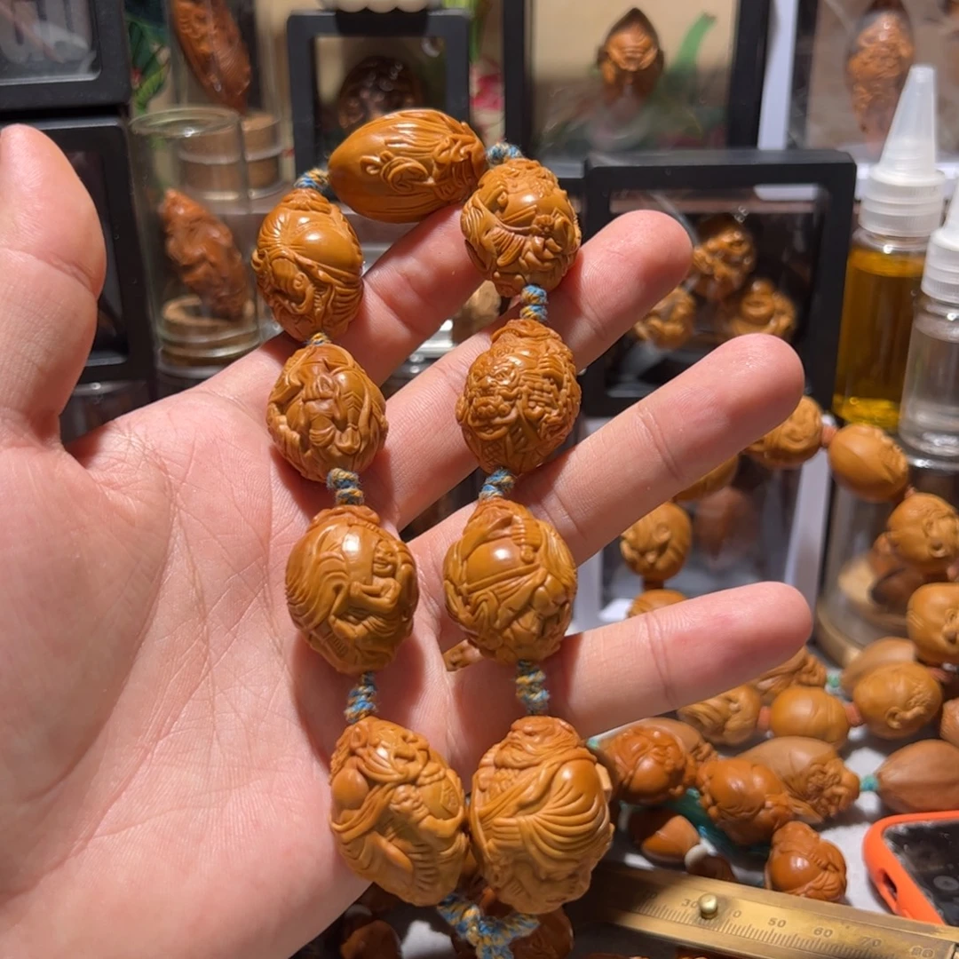 西***房橄榄核手串/手链手工钟馗