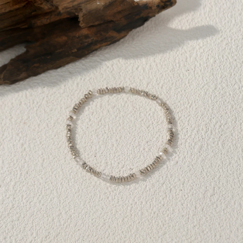 【冷美人】水晶925银手串（天然珠宝多样性发其一）