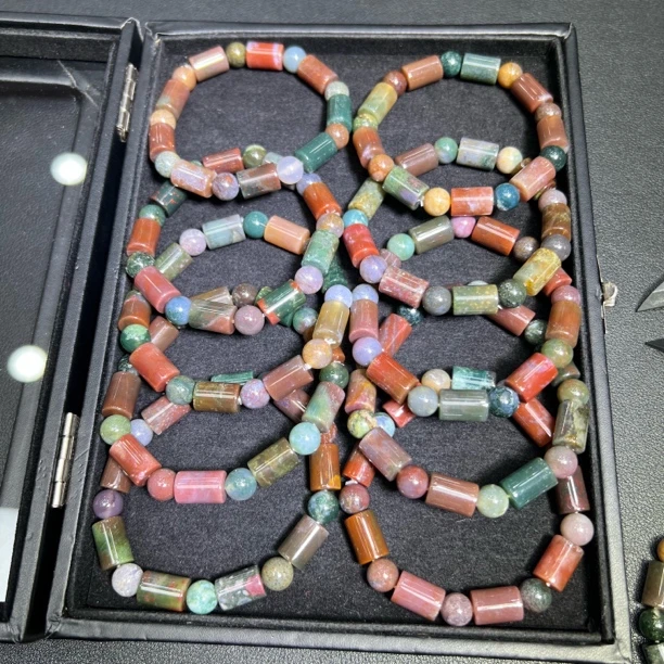 S8071卡8左右-水草玛瑙手串-多样性发其一