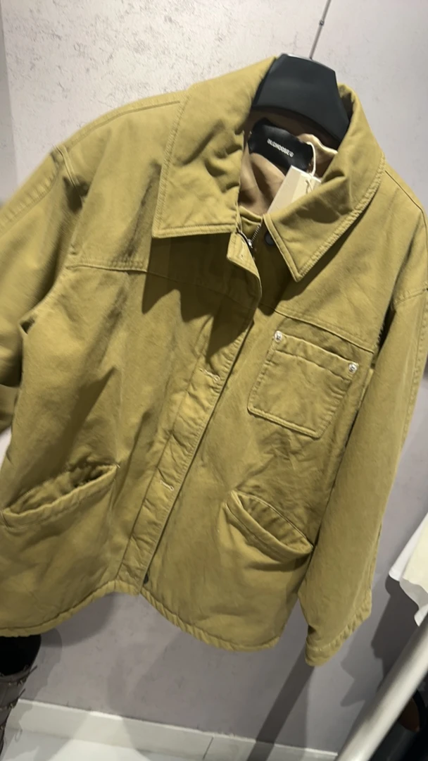 中长款休闲棉服外套