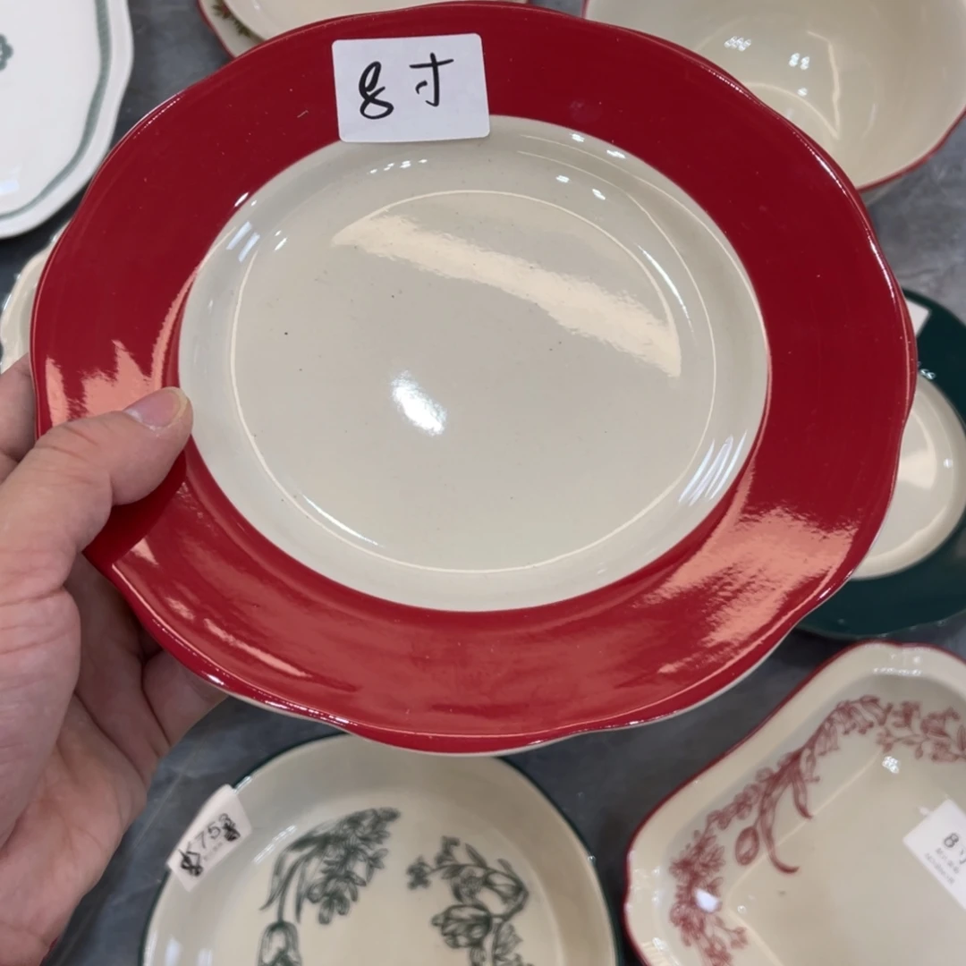 陶瓷微瑕餐具介意勿拍，满18飞！