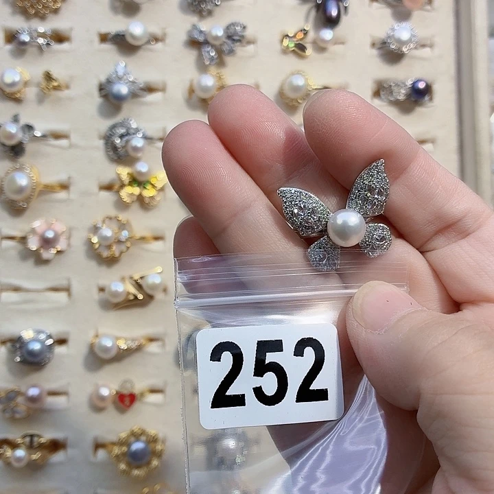 奇***想合金淡水珍珠耳饰