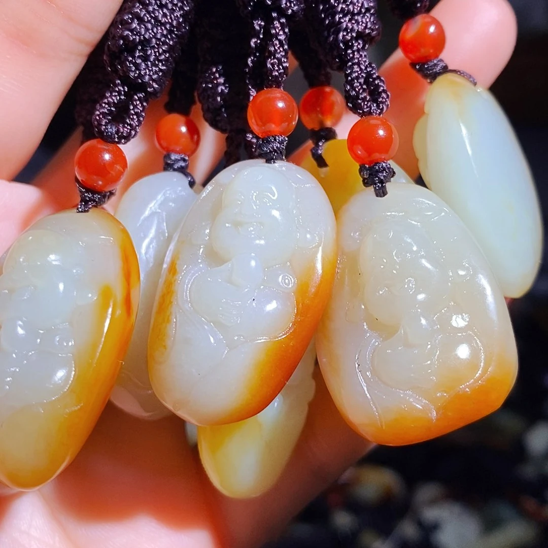 和田玉颈饰未镶嵌多样性发货11111拍一发一