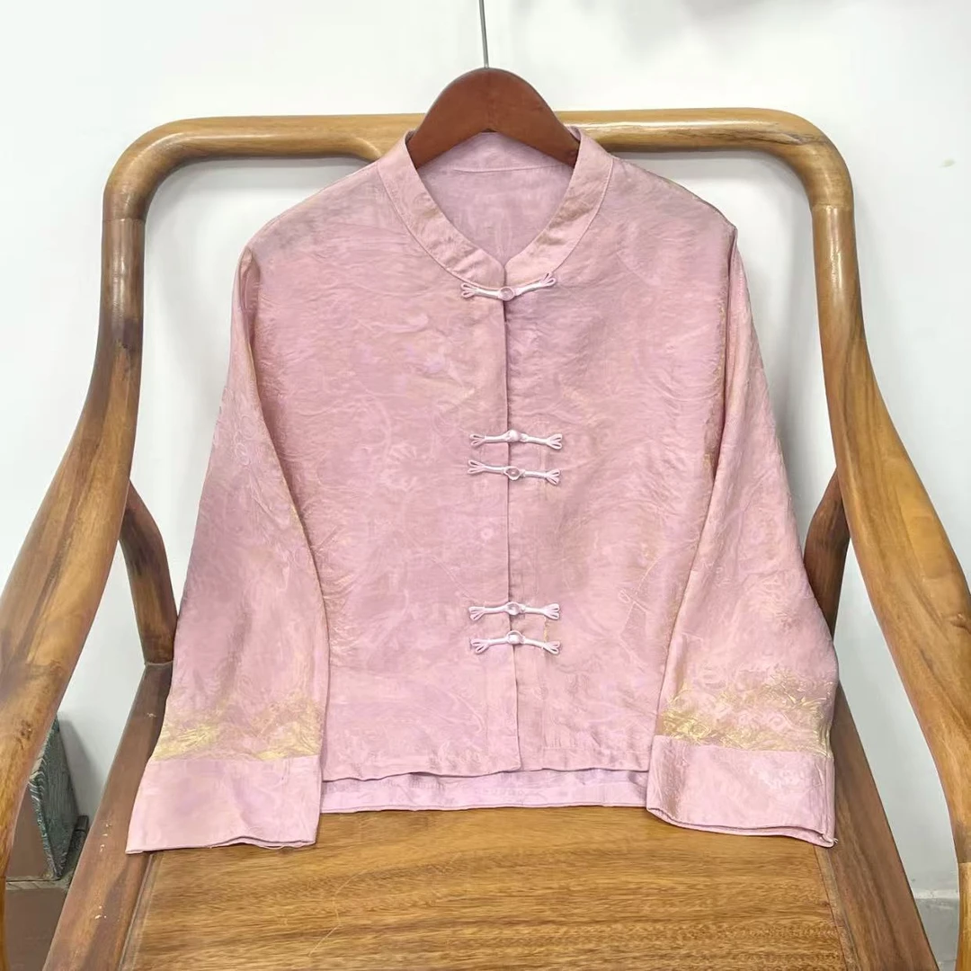 《司橙》新中式国风提花女士外套