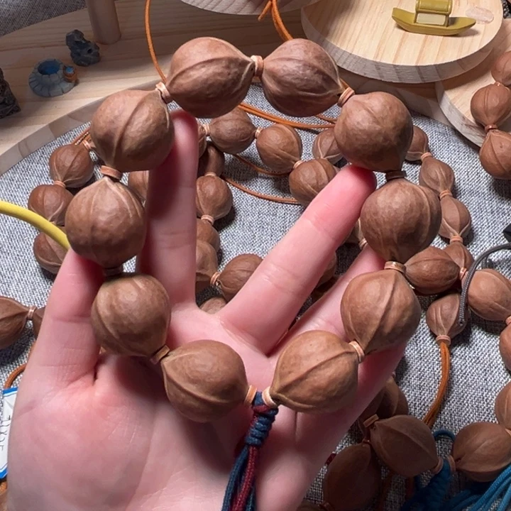 守***明手串/手链橄榄核2226梅林铁三花橄榄核