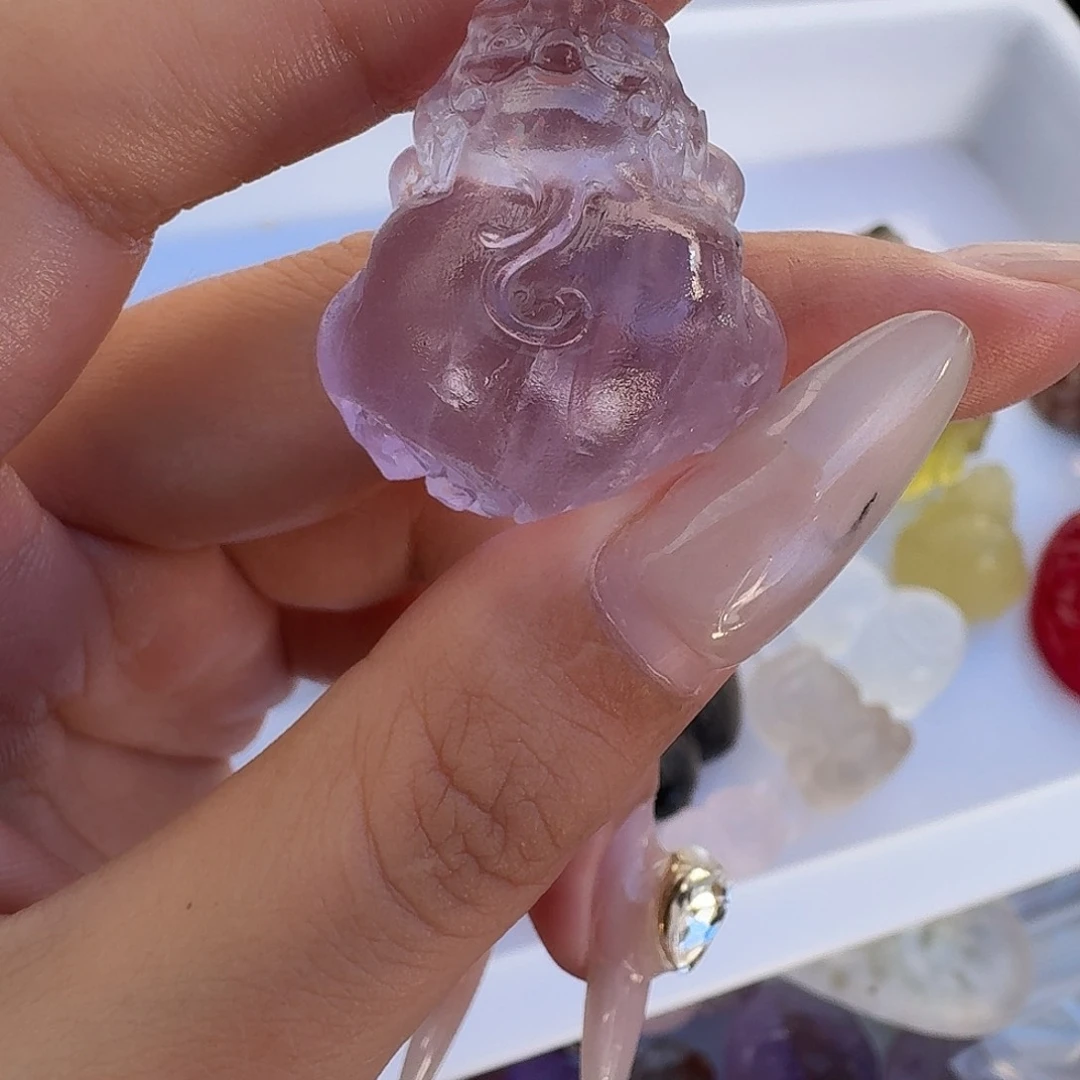 落***瞳水晶手链未镶嵌紫拉布布