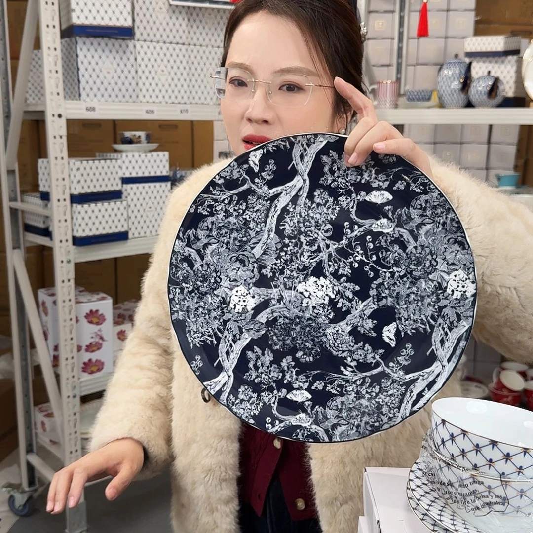 骨瓷高骨12英寸平盘30.5cm一个