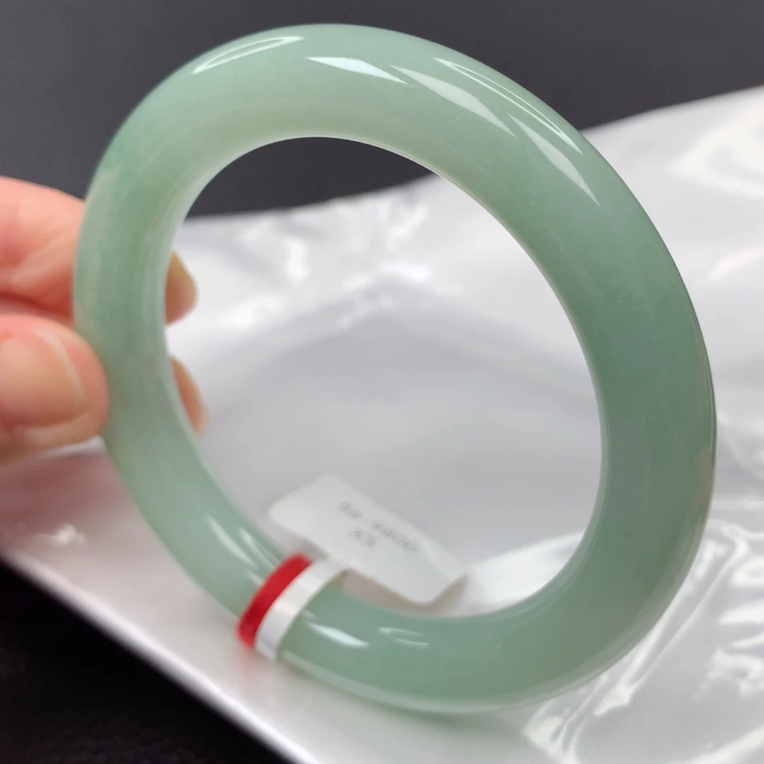 【闪购商品】翡翠手镯未镶嵌67号圆条xs56