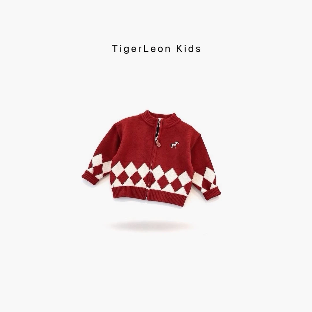 【p1002】2025冬季男女宝新年毛衣