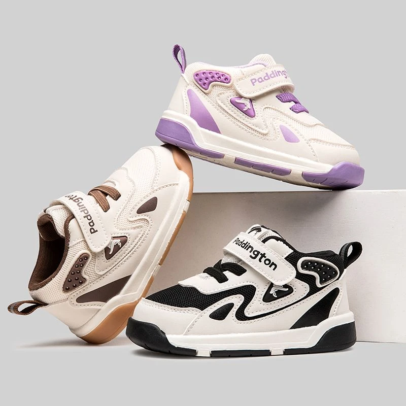 帕丁顿熊男女童魔术贴软底防滑轻便防撞儿童休闲运动跑步鞋#PD809