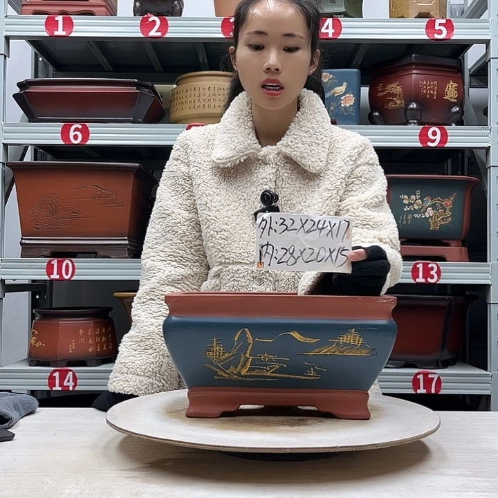 花盆紫砂紫砂花盆