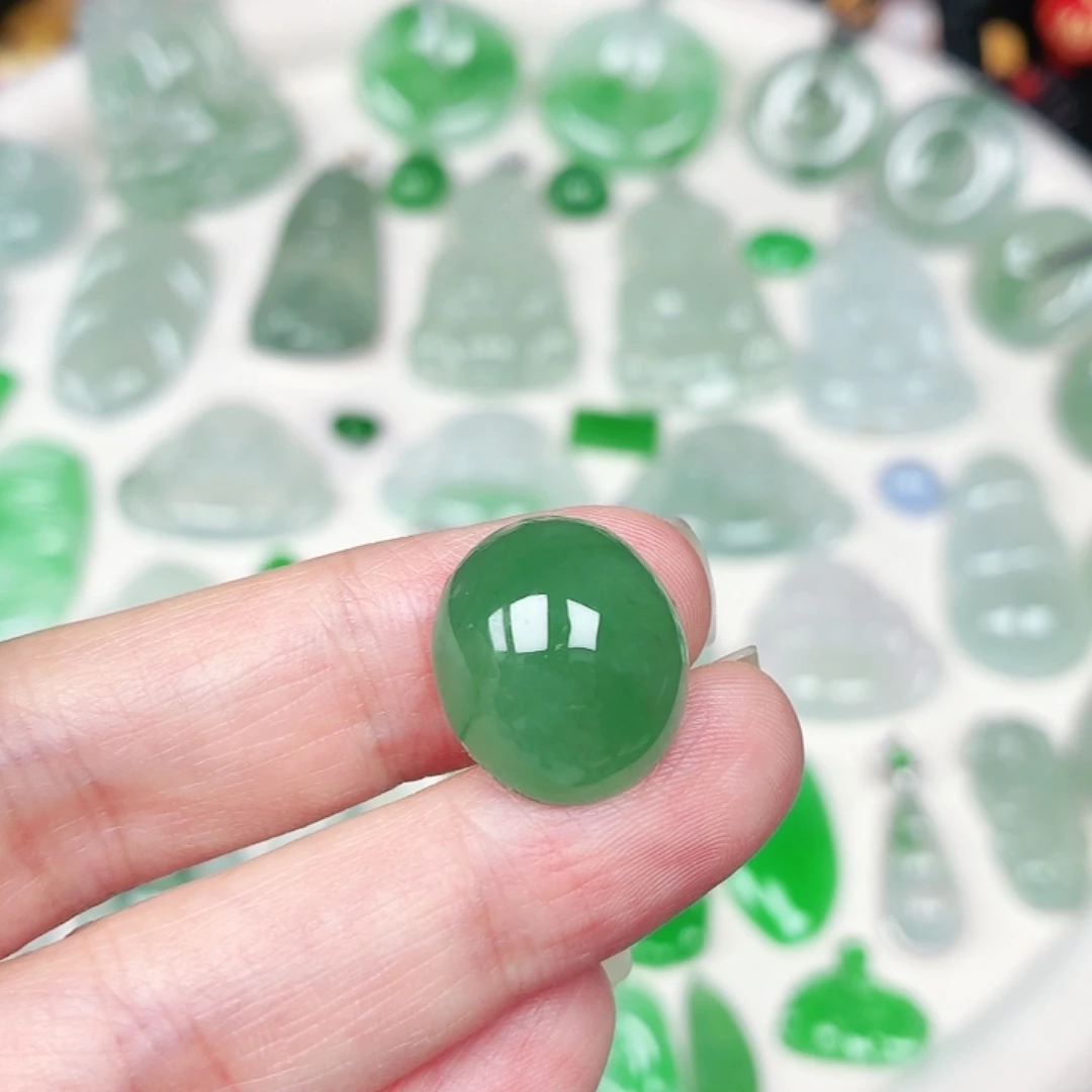 翡翠裸石缅甸天然A货翡翠