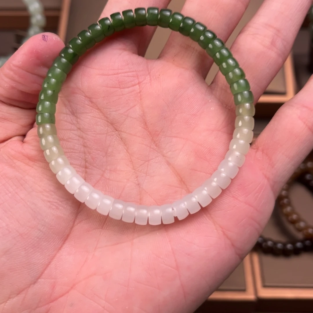 福***安手链未镶嵌和田玉