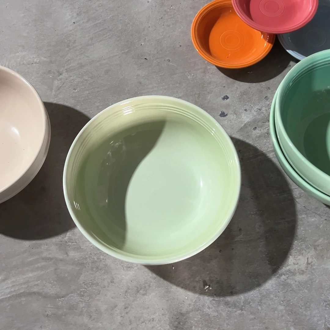 陶瓷 温哥华大汤碗 抹茶绿色