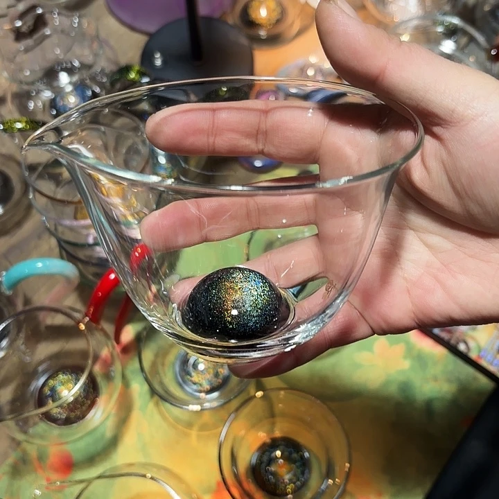 无盖款高硼硅玻璃天剑黑星空