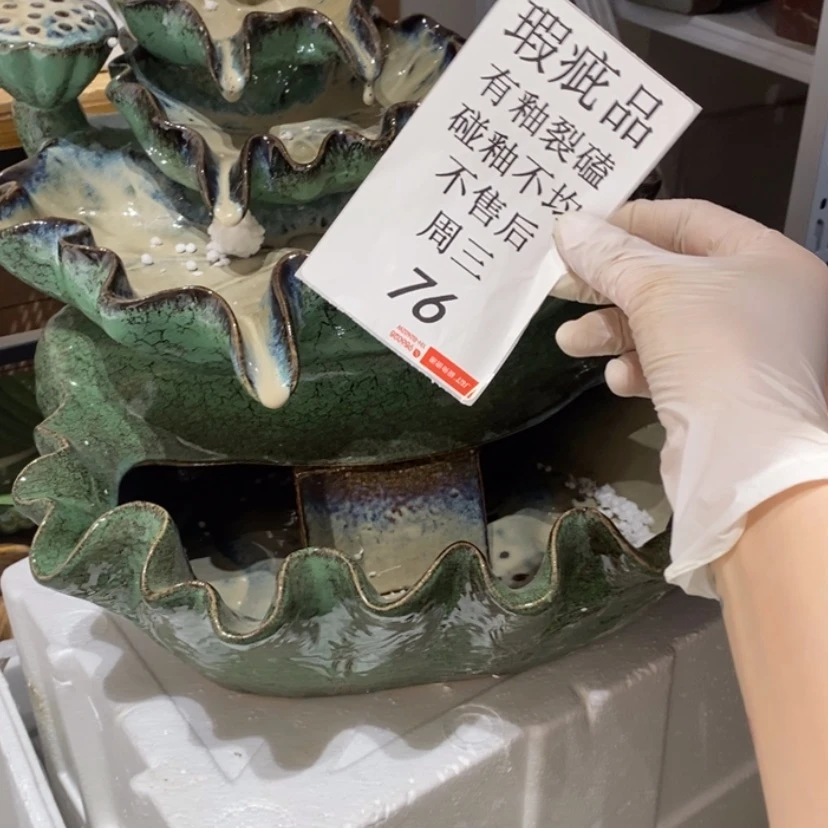 【闪购商品】摆件静**苑陶瓷摆件瑕疵特卖