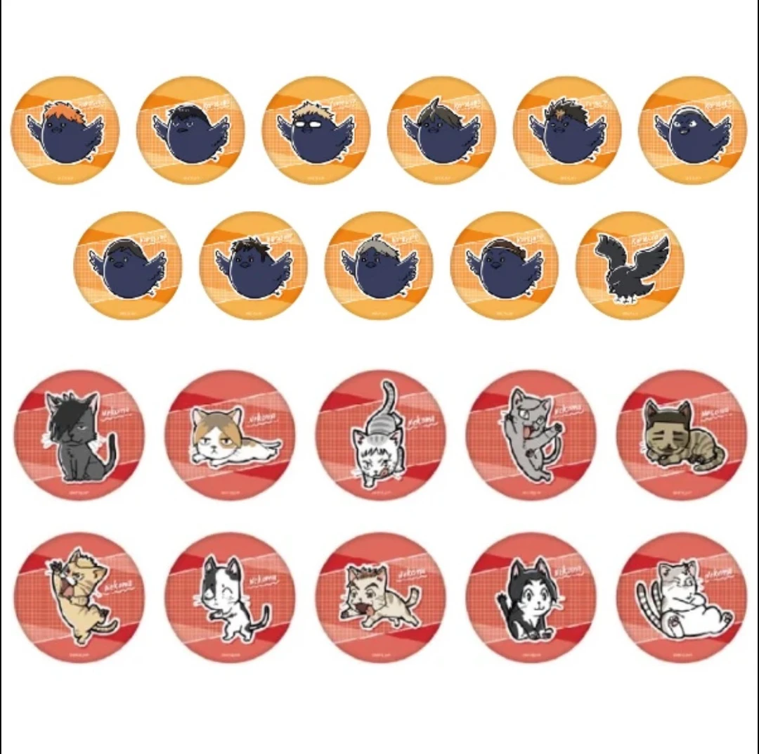 【时光谷】盲盒代拆 排球少年 乌野 音驹 小动物吉祥物吧唧 徽章