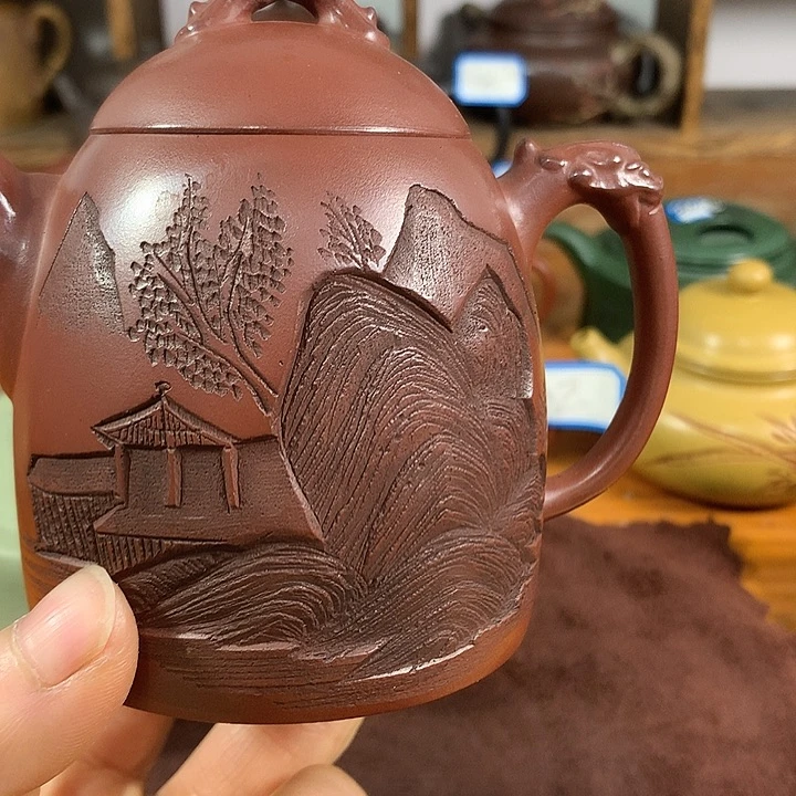 明***茶壶紫砂紫砂微瑕