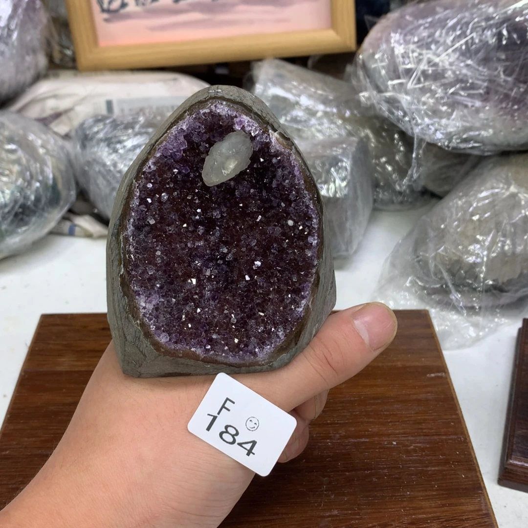 未镶嵌摆件紫晶水晶