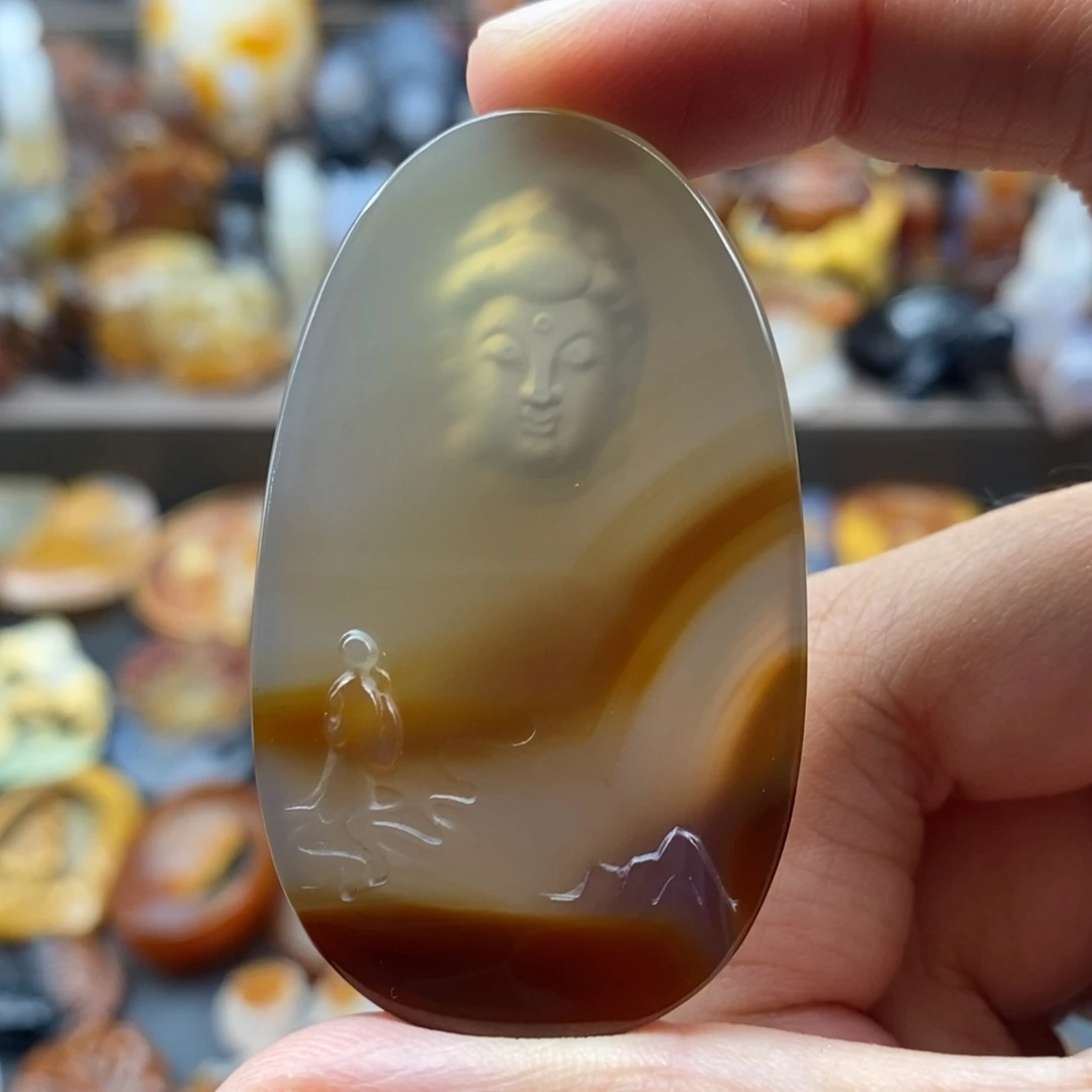 未镶嵌吊坠(不含链)玛瑙/玉髓