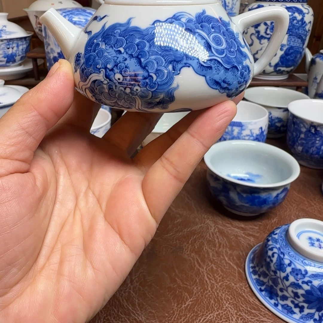 陶摆件今天晚上的月亮很圆