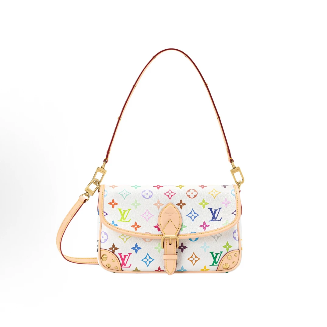 未使用 LouisVuitton/路易威登 LOUIS VUITTON 村上隆联名 白三彩